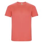 MPG116184 camiseta deportiva de manga corta para hombre rojo punto entrelazado 50 poliester reciclad 1