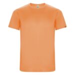 MPG116187 camiseta deportiva de manga corta para hombre naranja punto entrelazado 50 poliester recic 1
