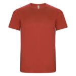 MPG116190 camiseta deportiva de manga corta para hombre rojo punto entrelazado 50 poliester reciclad 1