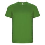 MPG116196 camiseta deportiva de manga corta para hombre verde punto entrelazado 50 poliester recicla 1