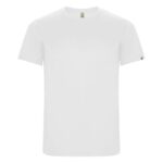 MPG116200 camiseta deportiva de manga corta infantil blanco punto entrelazado 50 poliester reciclado 1