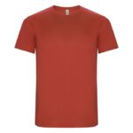 MPG116207 camiseta deportiva de manga corta infantil rojo punto entrelazado 50 poliester reciclado 5 1