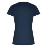 MPG116216 camiseta deportiva de manga corta para mujer azul punto entrelazado 50 poliester reciclado 4