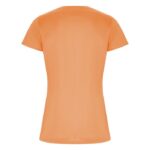 MPG116221 camiseta deportiva de manga corta para mujer naranja punto entrelazado 50 poliester recicl 4