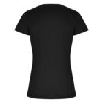 MPG116222 camiseta deportiva de manga corta para mujer negro punto entrelazado 50 poliester reciclad 4