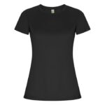 MPG116223 camiseta deportiva de manga corta para mujer gris punto entrelazado 50 poliester reciclado 1