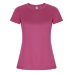 MPG116226 camiseta deportiva de manga corta para mujer rosa punto entrelazado 50 poliester reciclado 1