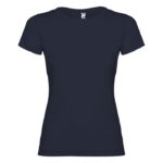 MPG116233 camiseta de manga corta para mujer azul punto de jersey sencillo 100 algodon 155 gm2 1
