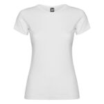 MPG116234 camiseta de manga corta para mujer blanco punto de jersey sencillo 100 algodon 155 gm2 1
