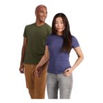 MPG116241 camiseta de manga corta para mujer purpura punto de jersey sencillo 100 algodon 155 gm2 2