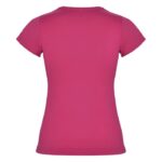 MPG116244 camiseta de manga corta para mujer rosa punto de jersey sencillo 100 algodon 155 gm2 4