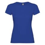 MPG116245 camiseta de manga corta para mujer azul punto de jersey sencillo 100 algodon 155 gm2 1