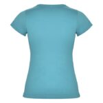 MPG116246 camiseta de manga corta para mujer azul punto de jersey sencillo 100 algodon 155 gm2 4