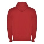 MPG116259 sudadera con capucha y cremallera completa unisex rojo punto 50 algodon 50 poliester 280 g 5