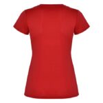 MPG116303 camiseta deportiva de manga corta para mujer rojo punto pique 100 poliester 150 gm2 4