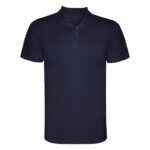 MPG116310 polo deportivo de manga corta para hombre azul punto pique 100 poliester 150 gm2 1