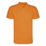 MPG116314 polo deportivo de manga corta para hombre naranja punto pique 100 poliester 150 gm2 1