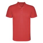 MPG116316 polo deportivo de manga corta para hombre rojo punto pique 100 poliester 150 gm2 1