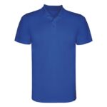 MPG116317 polo deportivo de manga corta para hombre azul punto pique 100 poliester 150 gm2 1