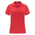 MPG116338 polo deportivo de manga corta para mujer rojo punto pique 100 poliester 150 gm2 1