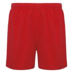 MPG116374 pantalon corto deportivo unisex rojo punto pique 100 poliester 140 gm2 1