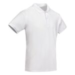 MPG116382 polo de manga corta para hombre blanco punto pique 100 algodon organico 210 gm2 4