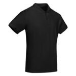 MPG116384 polo de manga corta para hombre negro punto pique 100 algodon organico 210 gm2 4