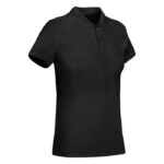 MPG116391 polo de manga corta para mujer negro punto pique 100 algodon organico 210 gm2 4