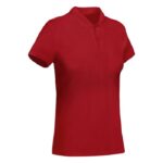 MPG116392 polo de manga corta para mujer rojo punto pique 100 algodon organico 210 gm2 4