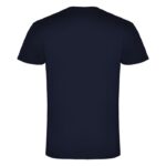 MPG116402 camiseta de cuello de pico de manga corta para hombre azul punto de jersey sencillo 100 al 4