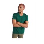 MPG116408 camiseta de cuello de pico de manga corta para hombre verde punto de jersey sencillo 100 a 3