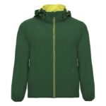 MPG116414 chaqueta softshell unisex verde tejido 92 poliester 8 elastano 300 gm2 lining microforro 1 1