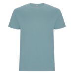 MPG116424 camiseta de manga corta para hombre azul punto de jersey sencillo 100 algodon 190 gm2 1