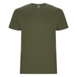 MPG116452 camiseta de manga corta para hombre verde punto de jersey sencillo 100 algodon 190 gm2 1