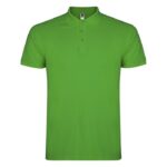 MPG116513 polo de manga corta para hombre verde punto pique 100 algodon 200 gm2 1