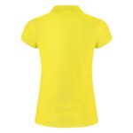 MPG116524 polo de manga corta para mujer amarillo punto pique 100 algodon 200 gm2 4