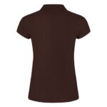 MPG116532 polo de manga corta para mujer marron claro punto pique 100 algodon 200 gm2 4