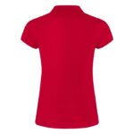 MPG116542 polo de manga corta para mujer rojo punto pique 100 algodon 200 gm2 4