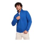 MPG116553 sudadera con cremallera completa unisex azul punto 50 algodon 50 poliester 280 gm2 2