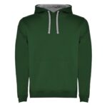 MPG116574 sudadera con capucha para hombre verde punto 50 algodon 50 poliester 280 gm2 1