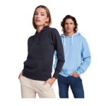 MPG116587 sudadera con capucha para mujer azul punto 50 algodon 50 poliester 280 gm2 3