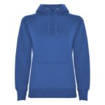 MPG116592 sudadera con capucha para mujer azul punto 50 algodon 50 poliester 280 gm2 1
