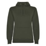 MPG116593 sudadera con capucha para mujer verde punto 50 algodon 50 poliester 280 gm2 1