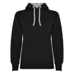 MPG116595 sudadera con capucha para mujer negro punto 50 algodon 50 poliester 280 gm2 1