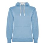 MPG116597 sudadera con capucha para mujer azul punto 50 algodon 50 poliester 280 gm2 1