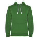 MPG116598 sudadera con capucha para mujer verde punto 50 algodon 50 poliester 280 gm2 1