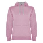 MPG116599 sudadera con capucha para mujer rosa punto 50 algodon 50 poliester 280 gm2 1