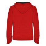 MPG116602 sudadera con capucha para mujer rojo punto 50 algodon 50 poliester 280 gm2 5