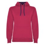 MPG116603 sudadera con capucha para mujer rosa punto 50 algodon 50 poliester 280 gm2 1