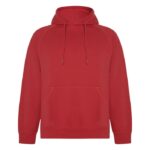 MPG116615 sudadera unisex rojo punto 60 algodon organico 40 poliester reciclado 300 gm2 1